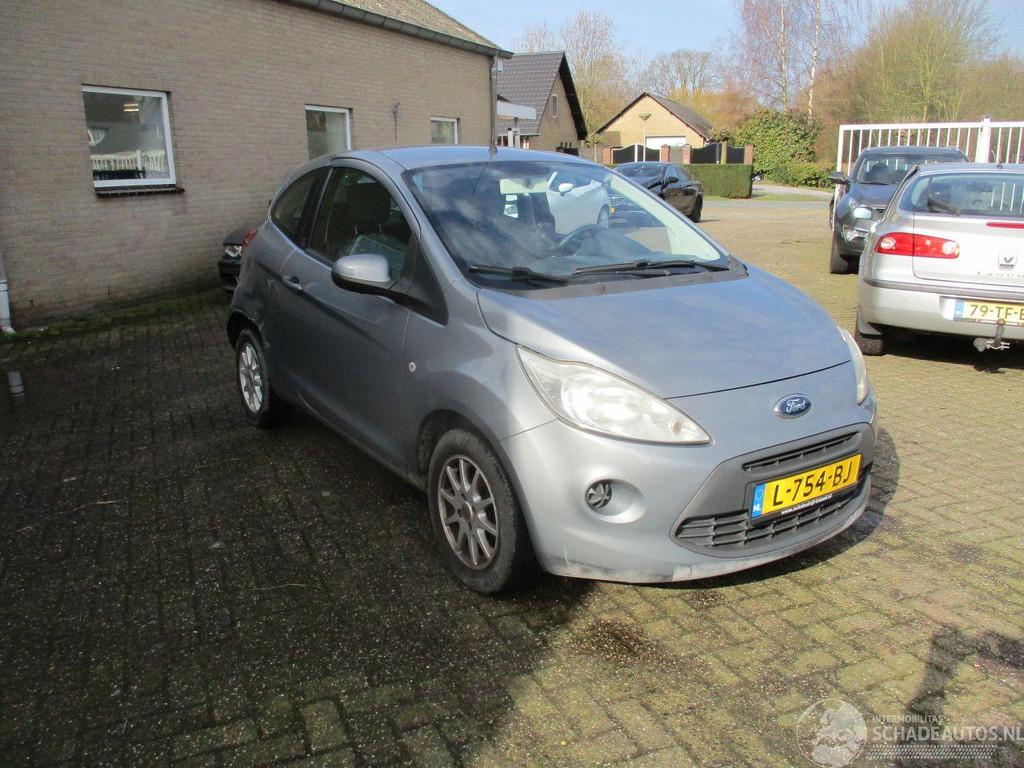 Ford Ka 1.2 limited (bj 2012), Auto diversen, Schadeauto's, 1242 cc, Handgeschakeld, Ford, Zilver of Grijs