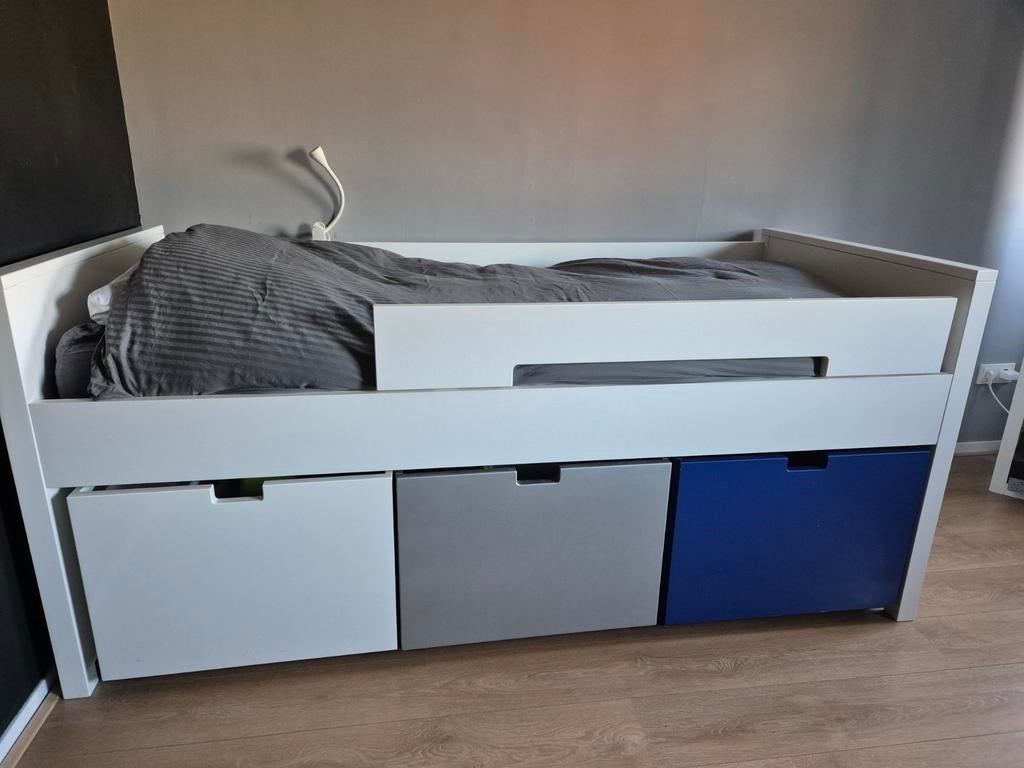 Bopita halfhoogslaper, Kinderen en Baby's, Kinderkamer | Bedden, Ophalen, 85 tot 100 cm, Zo goed als nieuw, Matras
