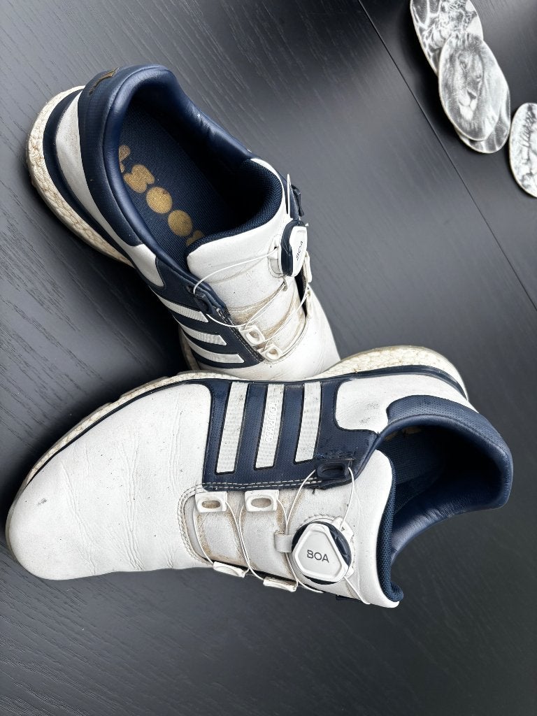 Adidas Boost golfschoen maat 42.5 BOA sluiting - Waterdicht, Ophalen of Verzenden, Zo goed als nieuw, Schoenen, Overige merken