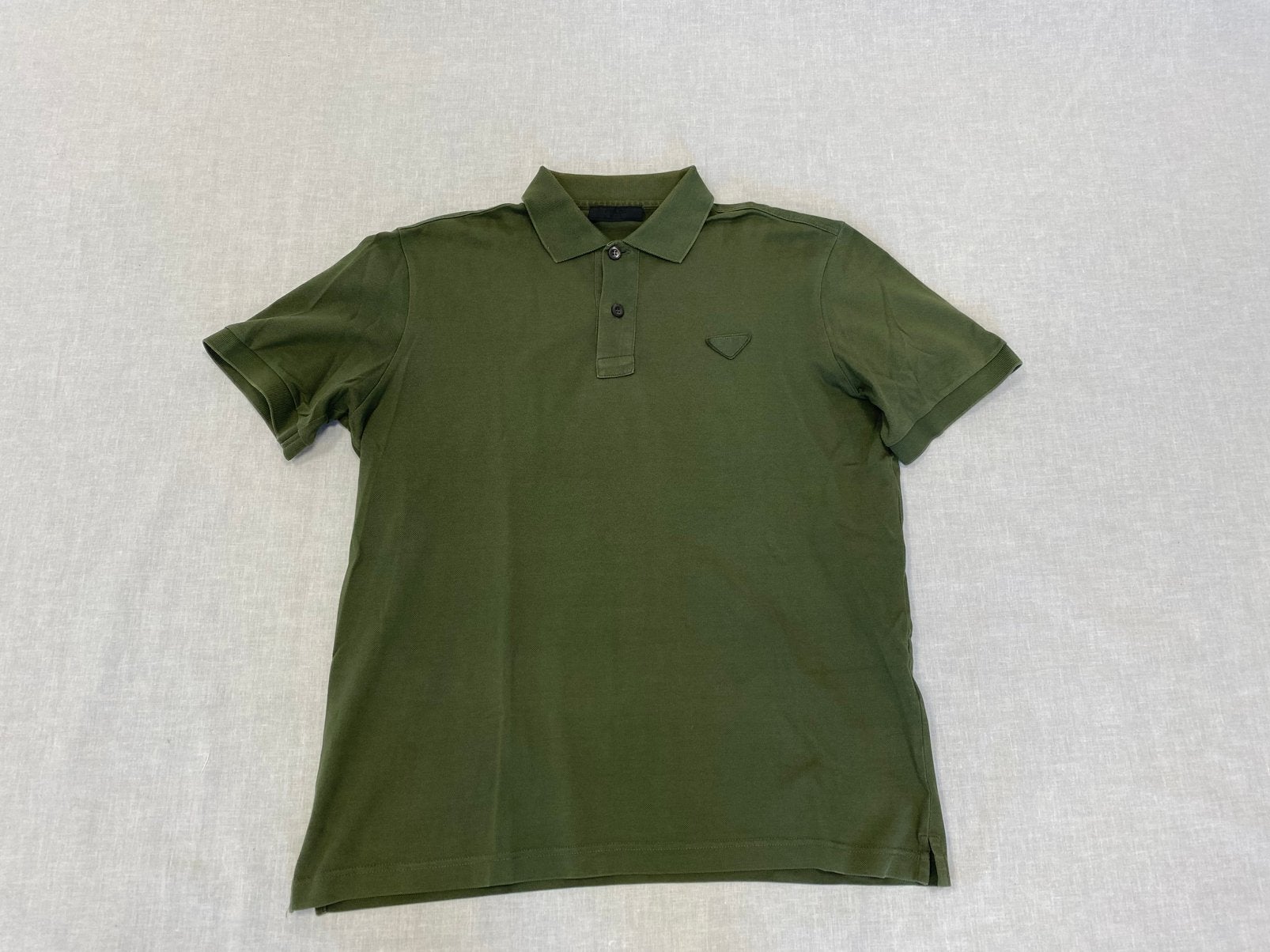Prada Polo Cotton Green Size S, Kleding | Heren, Verzenden, ., Zo goed als nieuw, .
