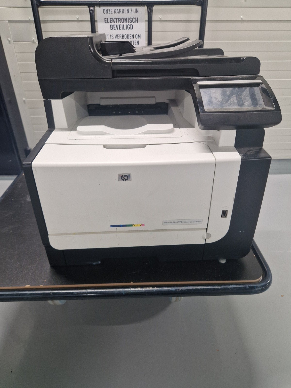 HP LaserJet Pro CM1415fnw Color MFP - Laserprinter, Computers en Software, Ophalen, Gebruikt, Hp, Hp Amsterdam