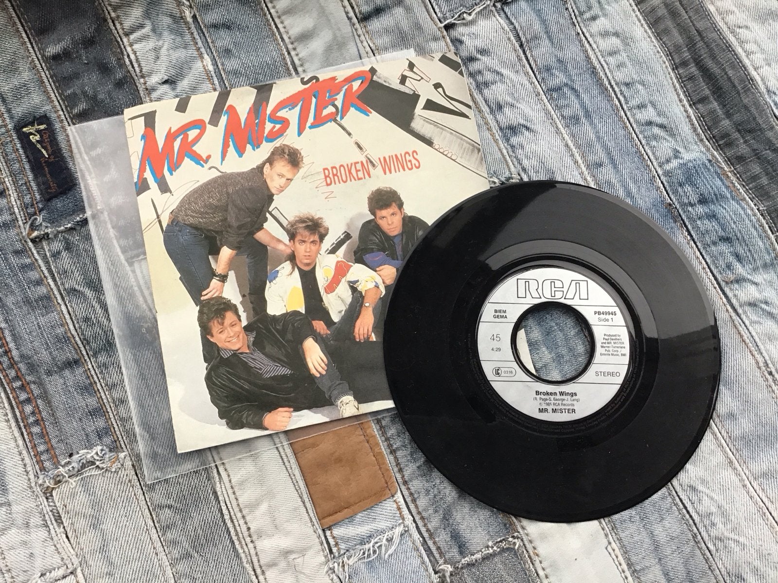 Mr. Mister - Broken Wings 7 inch single (1985), Gebruikt, 7 inch, Ophalen of Verzenden, Pop