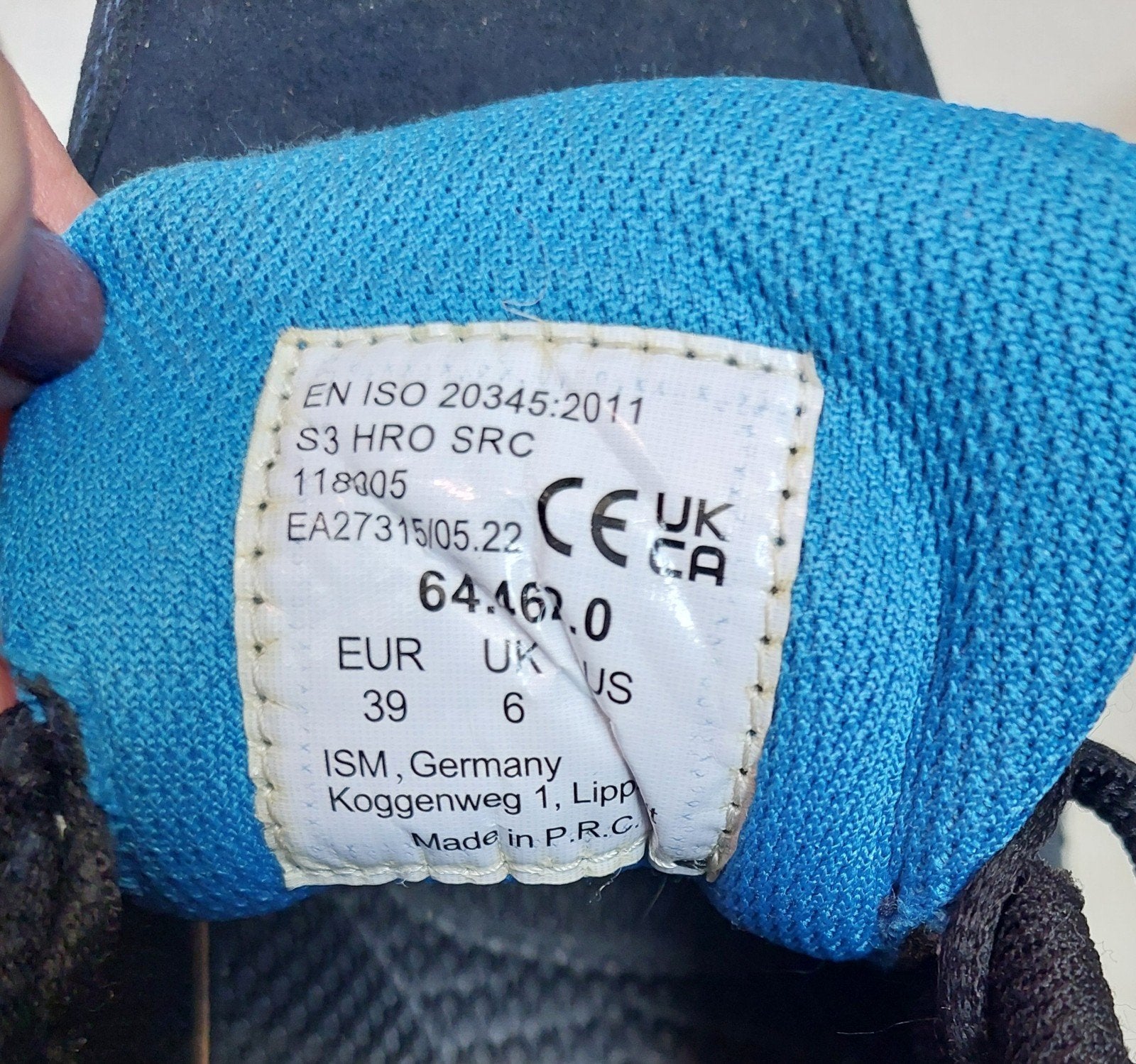 Werkschoenen Puma mt.39, Puma, Blauw, Ophalen of Verzenden, Werkschoenen