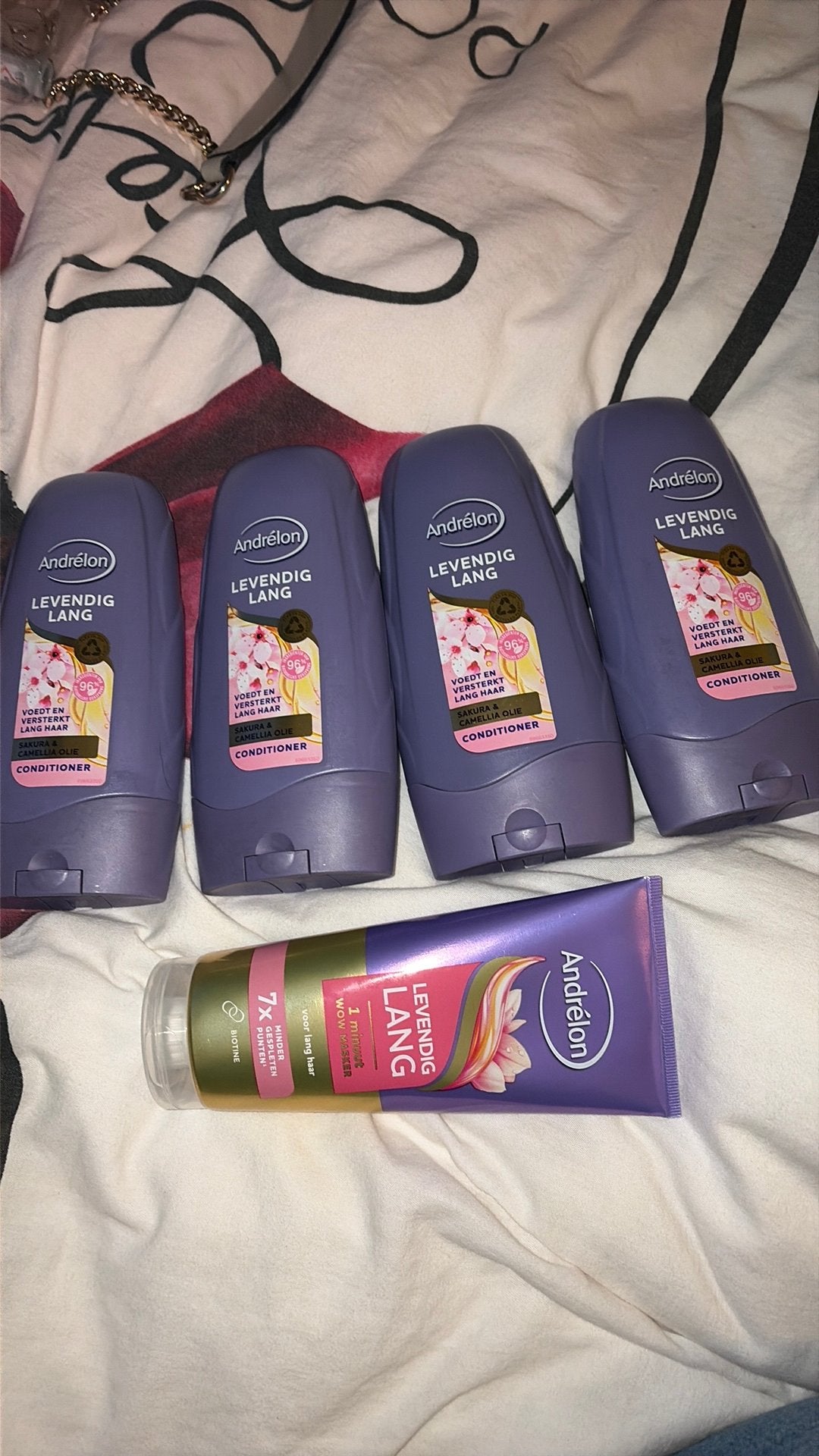 Andrélon Levendig Lang: 4 conditioners & 1 haarmasker, Sieraden, Tassen en Uiterlijk, Uiterlijk | Haarverzorging, Nieuw, Shampoo of Conditioner
