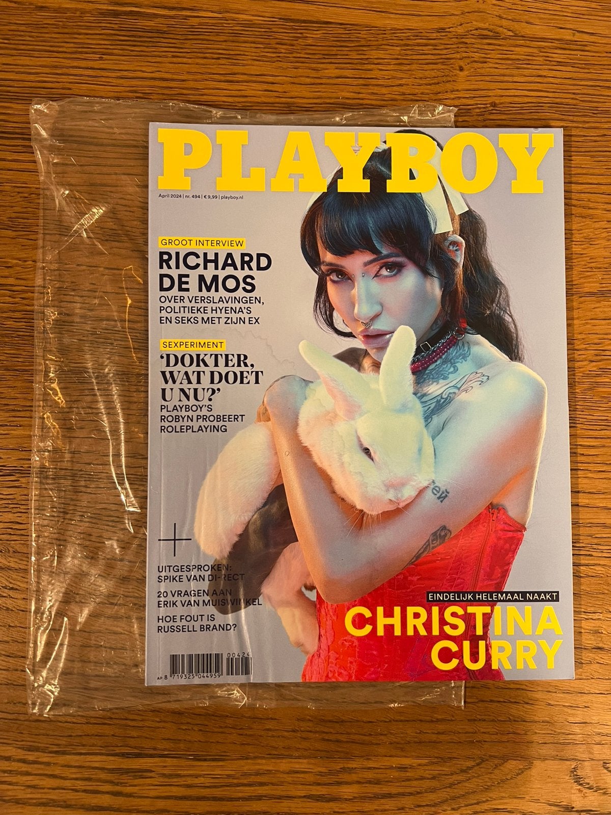 Playboy Magazine April 2024 - Christina Curry - Nieuw!, Ophalen of Verzenden, Nieuw, Overige typen