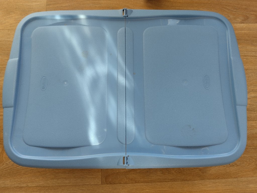 Opbergbox, Ophalen, Gebruikt, Blauw, Overige stijlen
