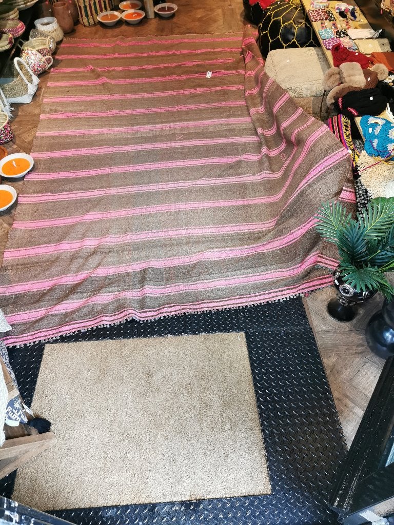 Marokkaans Vloerkleed orgineel!!, Bruin, Ophalen of Verzenden, 200 cm of meer, Kelim Marokko