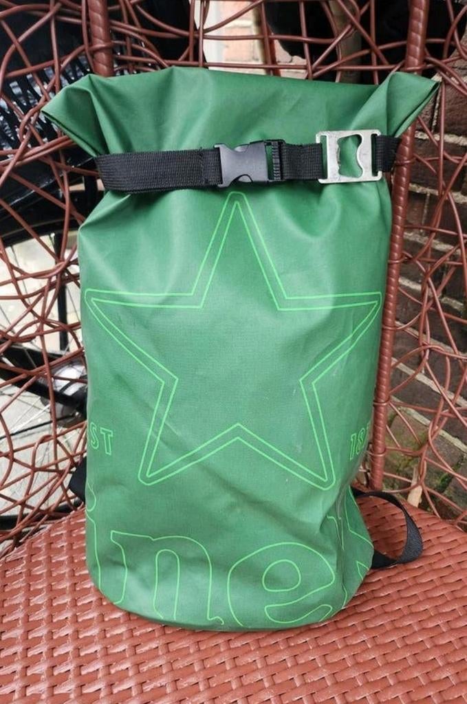 Heineken Rugtas Waterdicht ZGAN, Ophalen of Verzenden, Zo goed als nieuw, Overige merken, Waterdicht