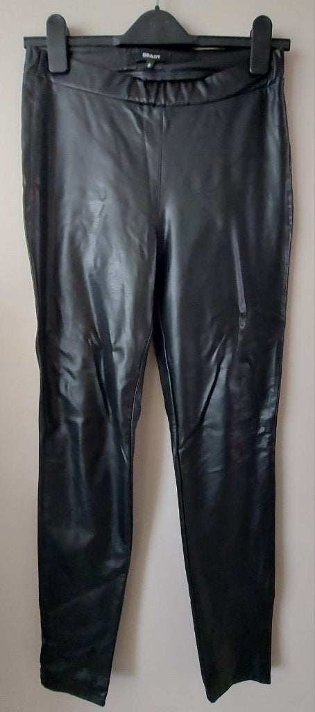 BR&DY Zwarte Faux Leren Legging Maat S, Kleding | Dames, Zwart, BR&DY, Ophalen of Verzenden, Zo goed als nieuw
