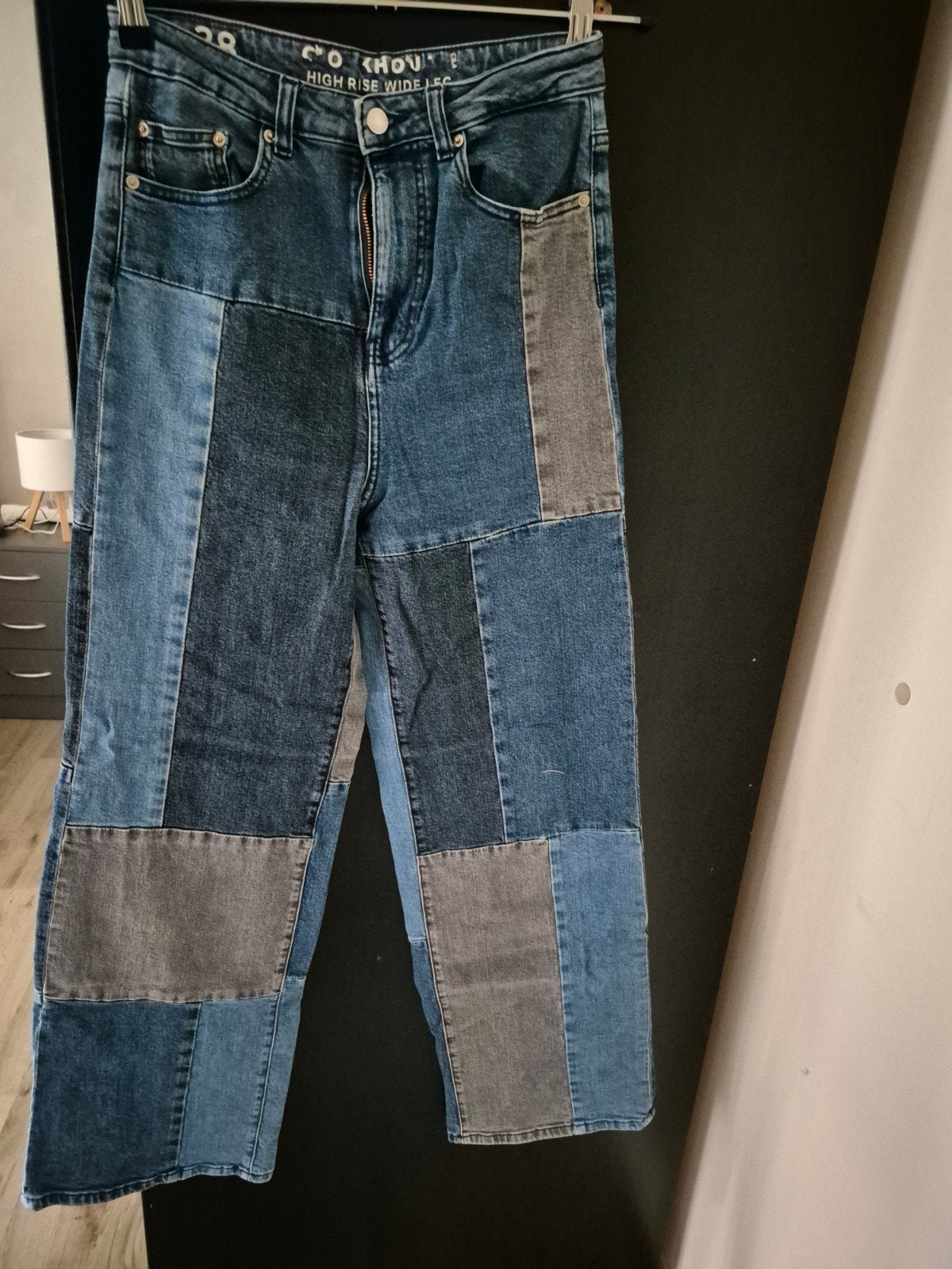 Clockhouse High Rise Wide Leg Patchwork Jeans Maat 38, Kleding | Dames, Clockhouse, Ophalen of Verzenden