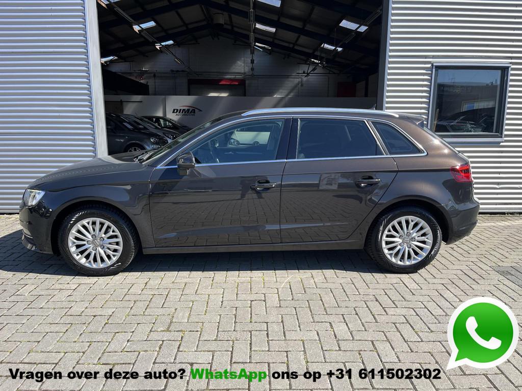 Audi A3 Sportback 1.4 TFSI Ambiente, Auto's, 125 pk, Bruin, Leder en Stof, 650 kg