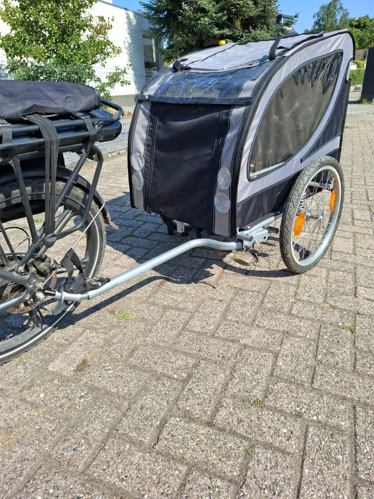Karlie Doggy Liner Paris Hondenfietskar, Opvouwbaar, 20 tot 40 kg, Zo goed als nieuw, Hondenkar