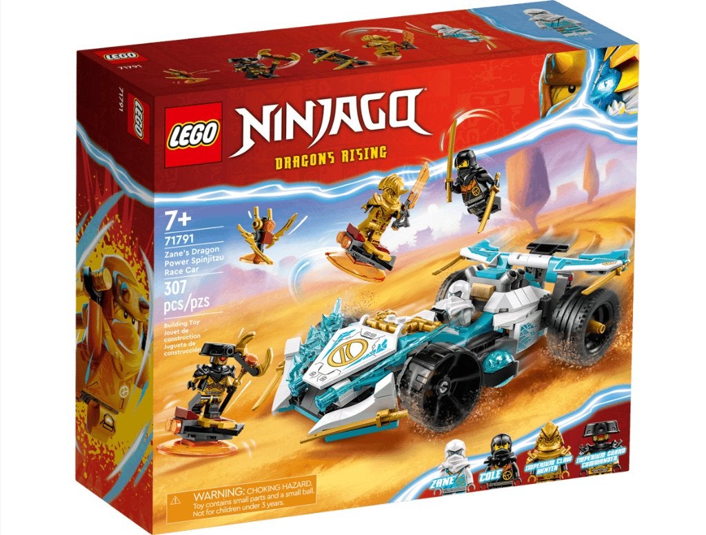 lego Ninjago Zanes drakenkracht Spinjitzu racewagen 71791, Nieuw, Ophalen of Verzenden, Compleet, Lego