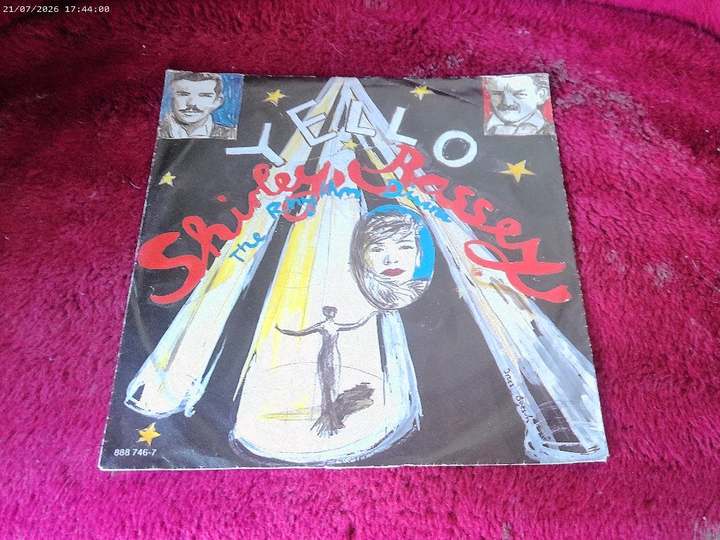 yello - The Rhythm Divine, Gebruikt, Fotohoes, 7 inch, Ophalen of Verzenden