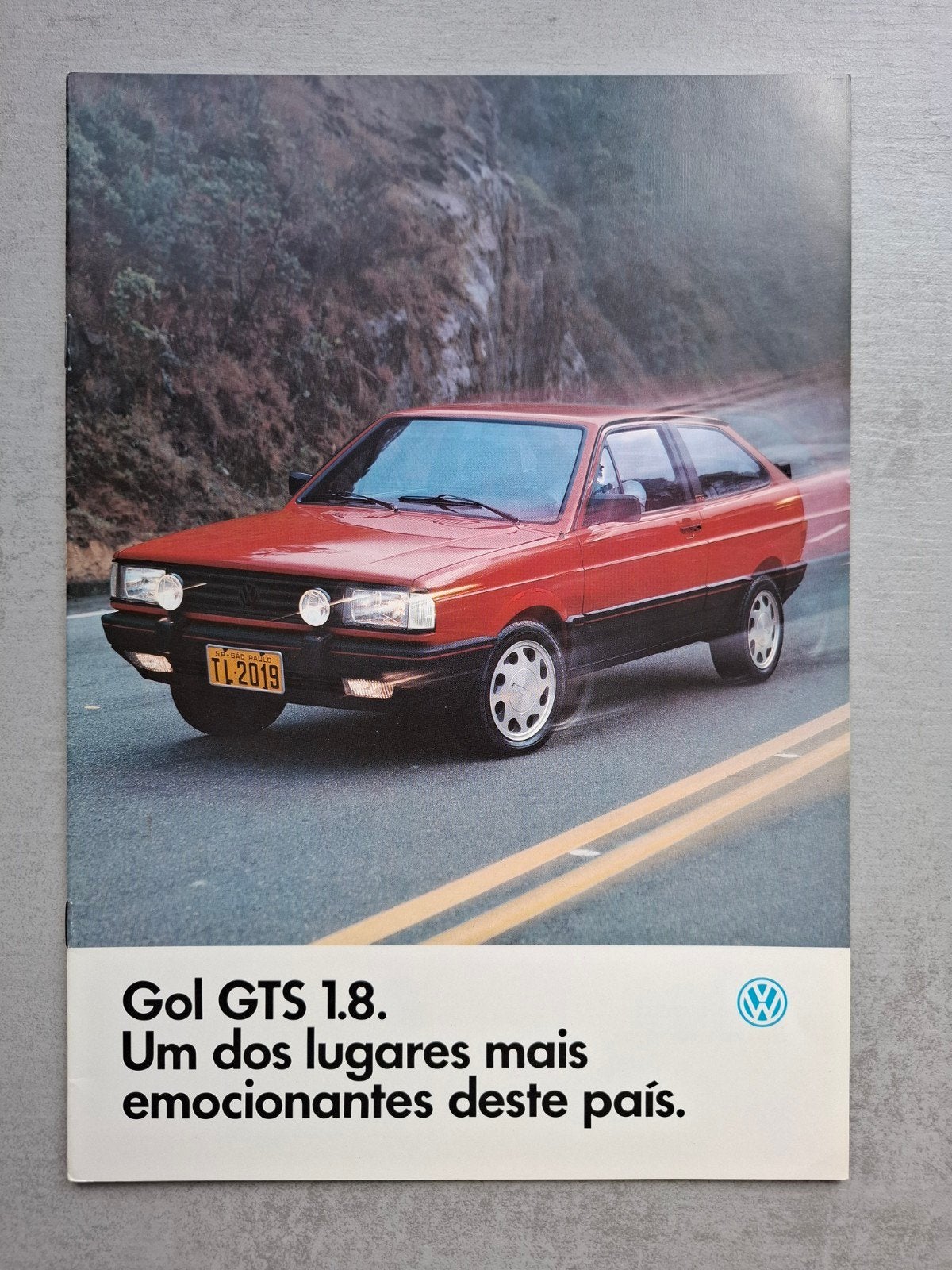 Braziliaanse Volkswagen Gol GTS 1.8 brochure, Ophalen of Verzenden, Zo goed als nieuw, Volkswagen