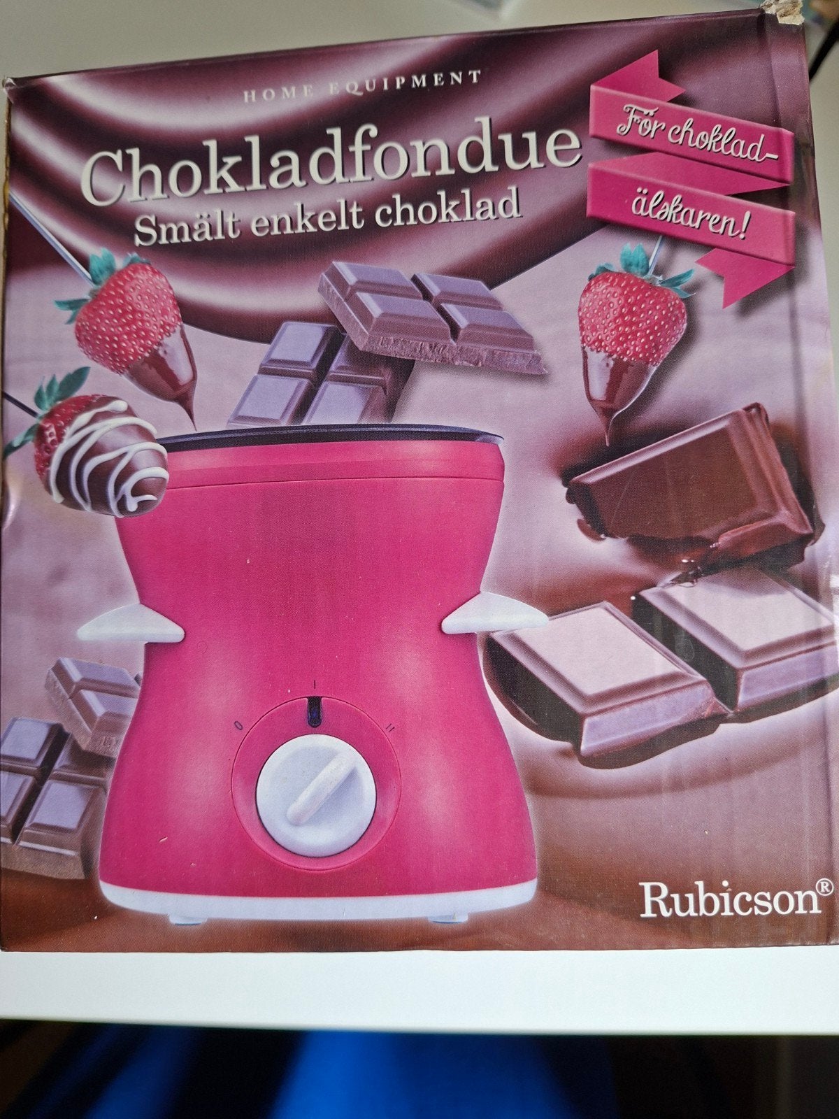 Rubicson Chocoladefondue - Smelt eenvoudig chocolade, Ophalen of Verzenden