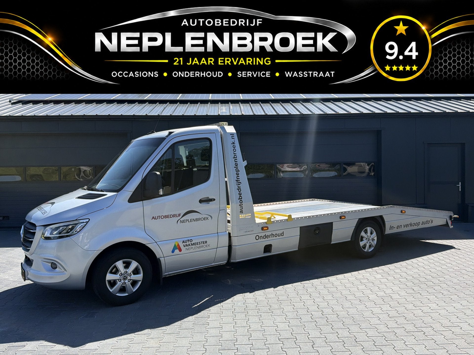 Mercedes-Benz Sprinter 3.0 CDI V6 L3 Oprijwagen Luchtvering, Gebruikt, 190 pk, 2260 kg, 2987 cc