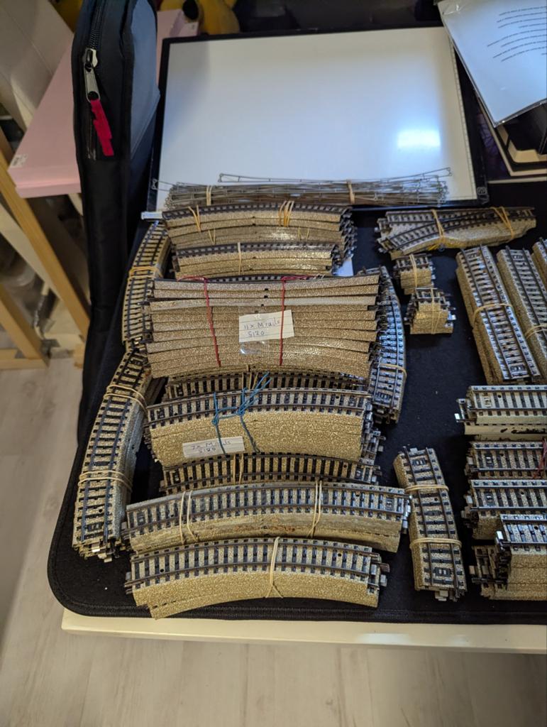 Märklin M rails, Wisselstroom, Gebruikt, Rails, Ophalen of Verzenden