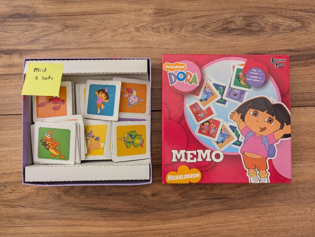 Memory spel Dora, Ophalen, Gebruikt, University Games