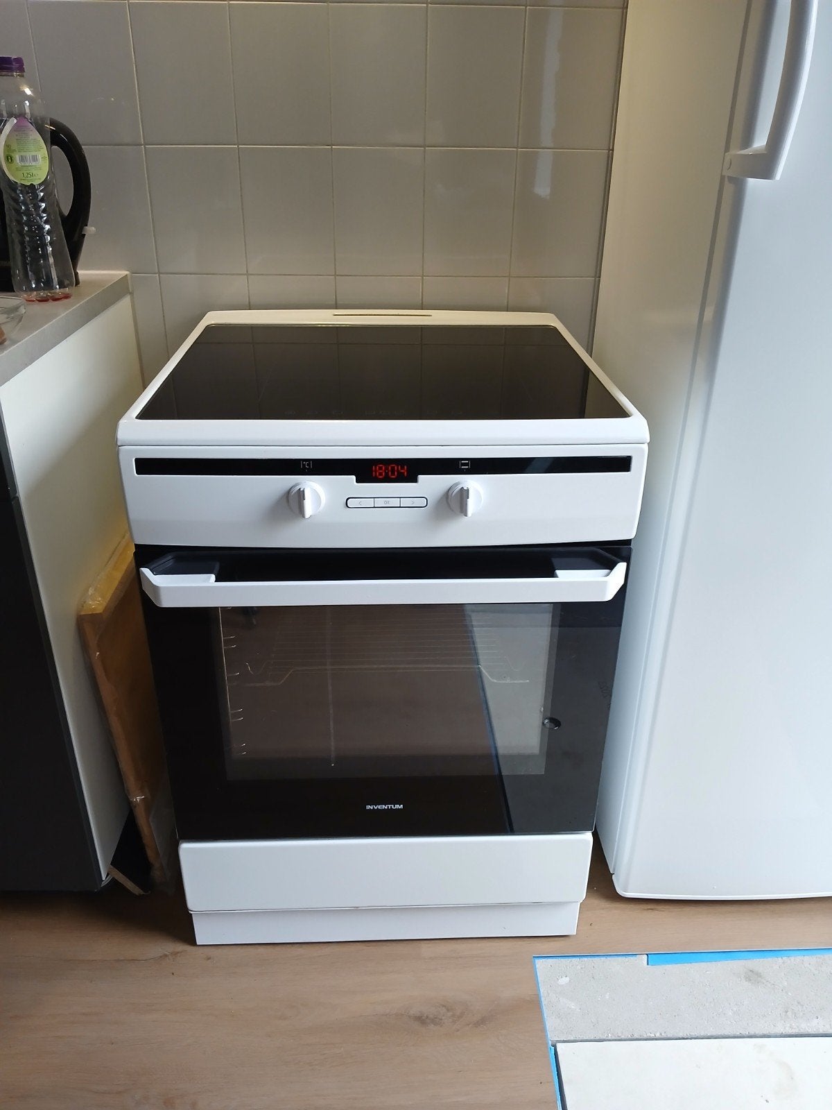 Inventum inductiekookplaat met oven - 3 jaar oud, Ophalen, Gebruikt, 60 cm of meer, 4 kookzones