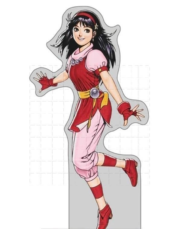 Athena Asamiya neo geo King of fighters Acrylic Figuur, Verzenden, Kuifje, Nieuw, Beeldje of Figuurtje