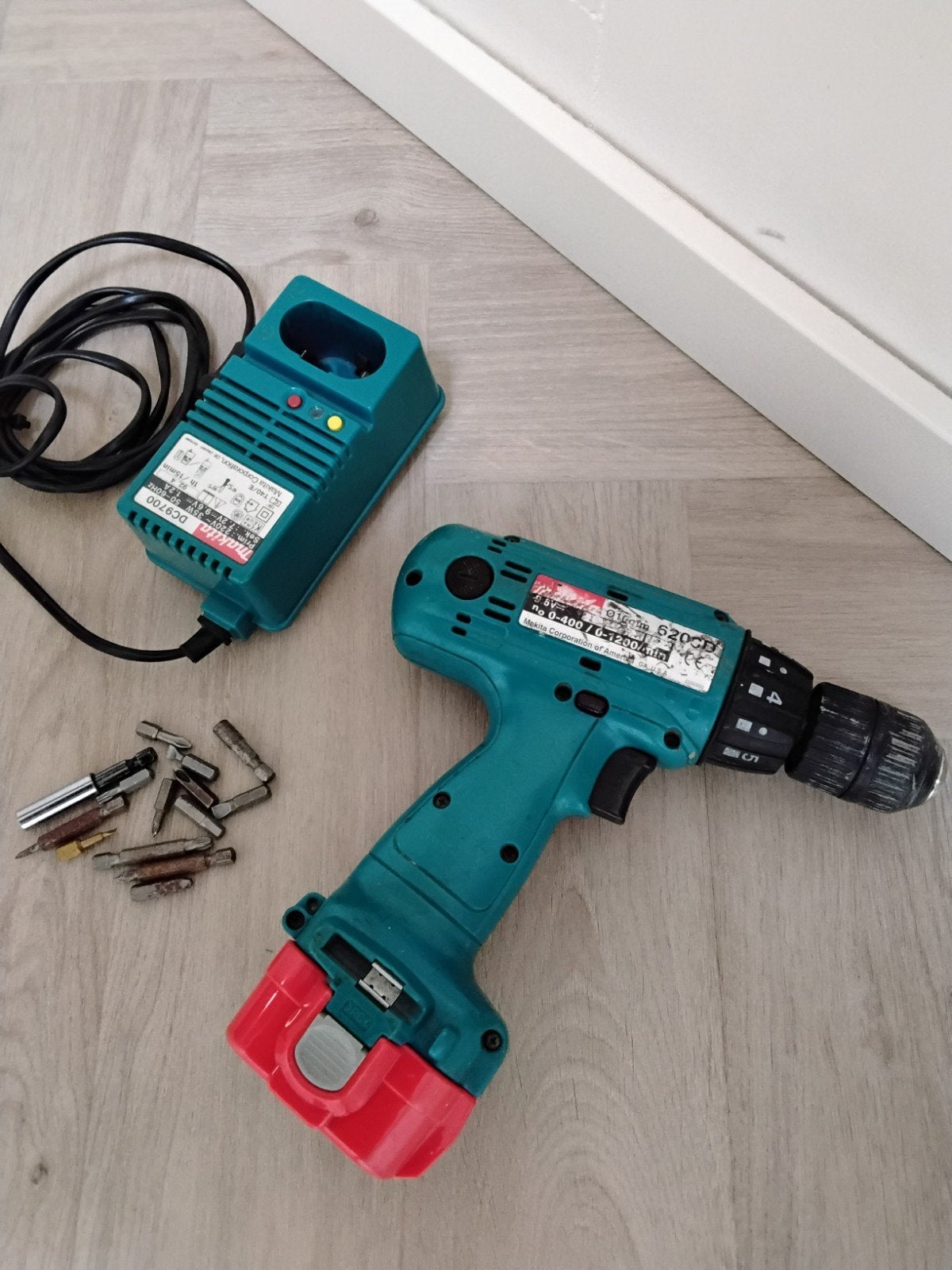 Makita schroef/boormachine., Ophalen of Verzenden, Gebruikt, Boormachine