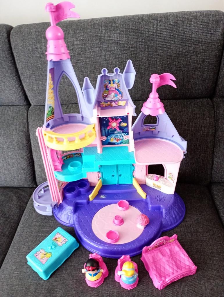 Fisher-Price Little People Disney Princess Kasteel, Kinderen en Baby's, Ophalen, Zo goed als nieuw, Meisje