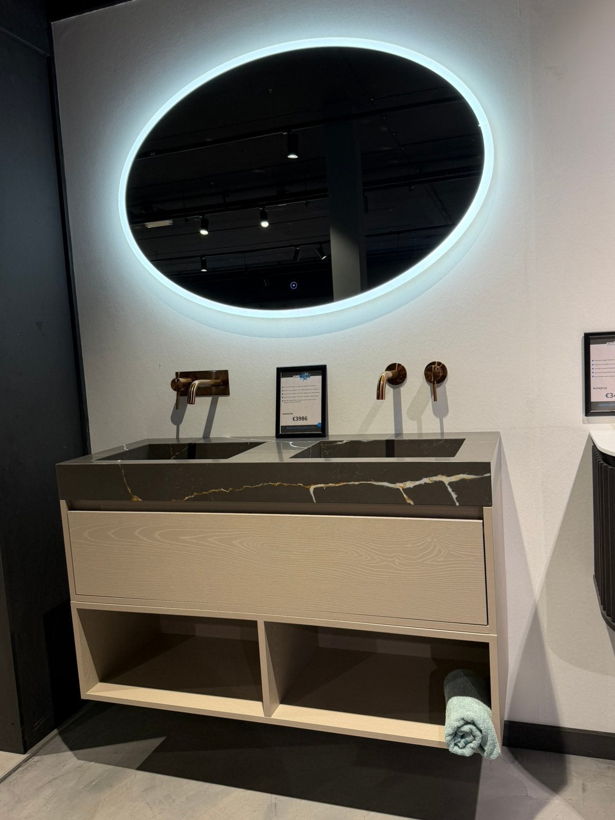 Luxe BRAUER badkamermeubelset 120 cm/Compleet showroommodel, Ophalen, 100 tot 150 cm, Overige typen, Nieuw