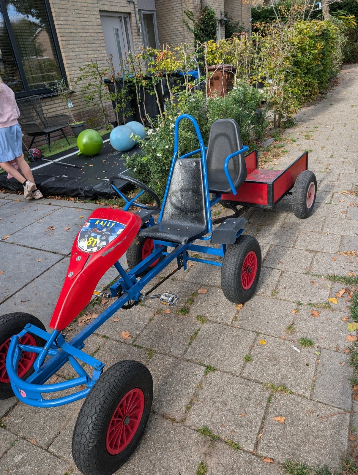 Skelter met extra zitje en aanhanger, Ophalen, Gebruikt