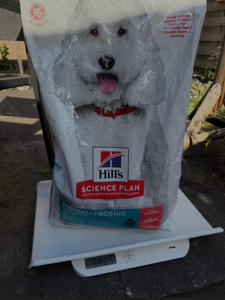 Hills hondenbrokken hypoallergenic zalm, Ophalen, Hond