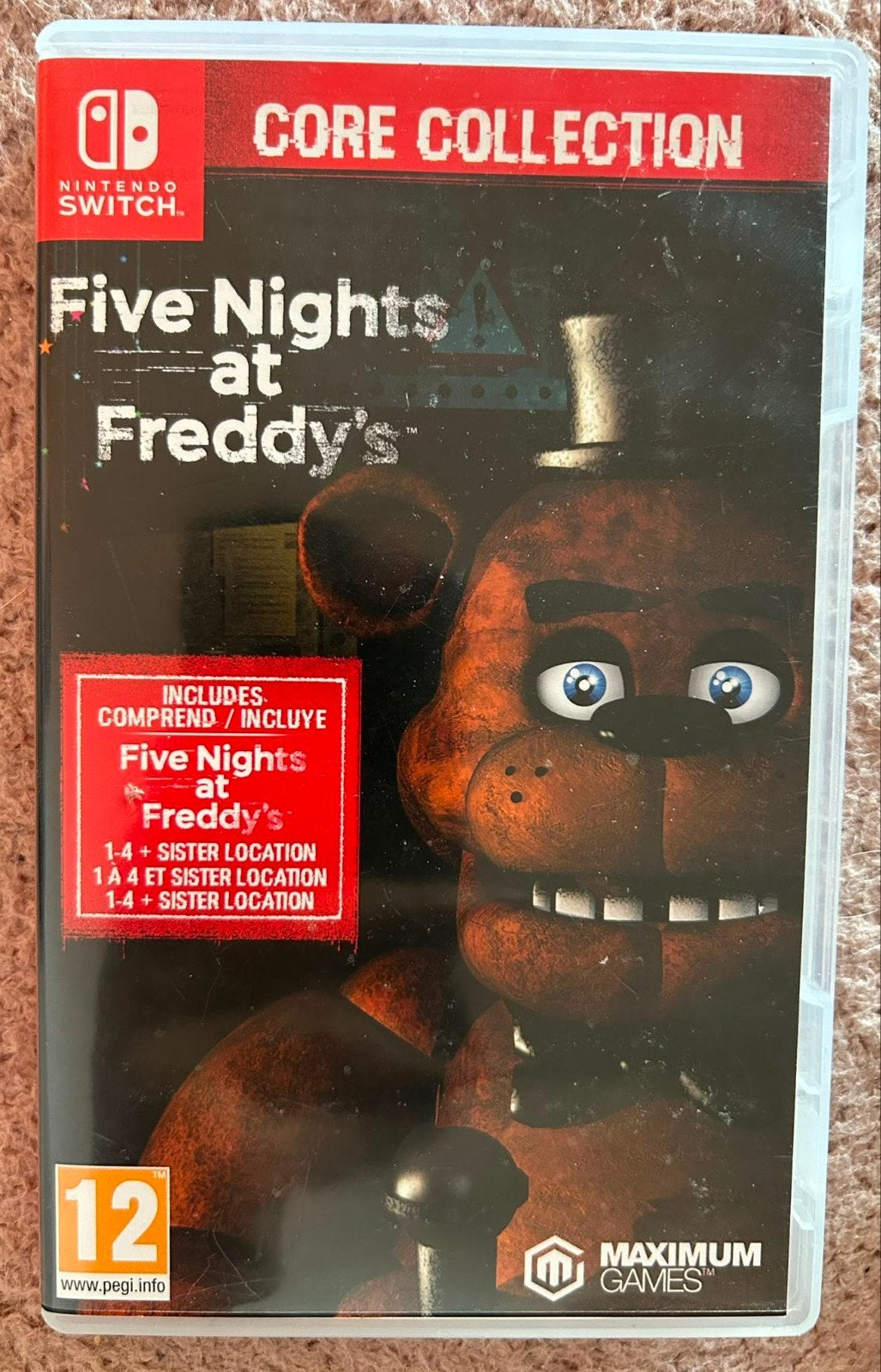 FNAF Core Collection  (FNAF 1-4 + Sister Loca, Ophalen of Verzenden, Zo goed als nieuw, Switch Original, Met games