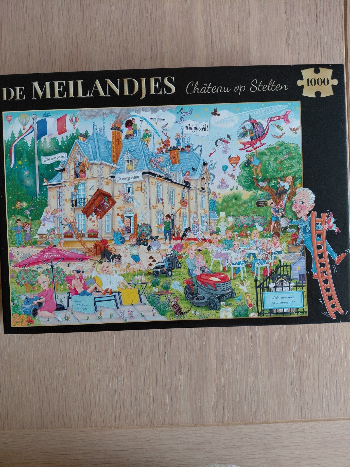 Nieuwe Meilandjes puzzel - Château op Stelten (1000 stukjes), Hobby en Vrije tijd, Verzenden, 500 t/m 1500 stukjes, Nieuw, Legpuzzel
