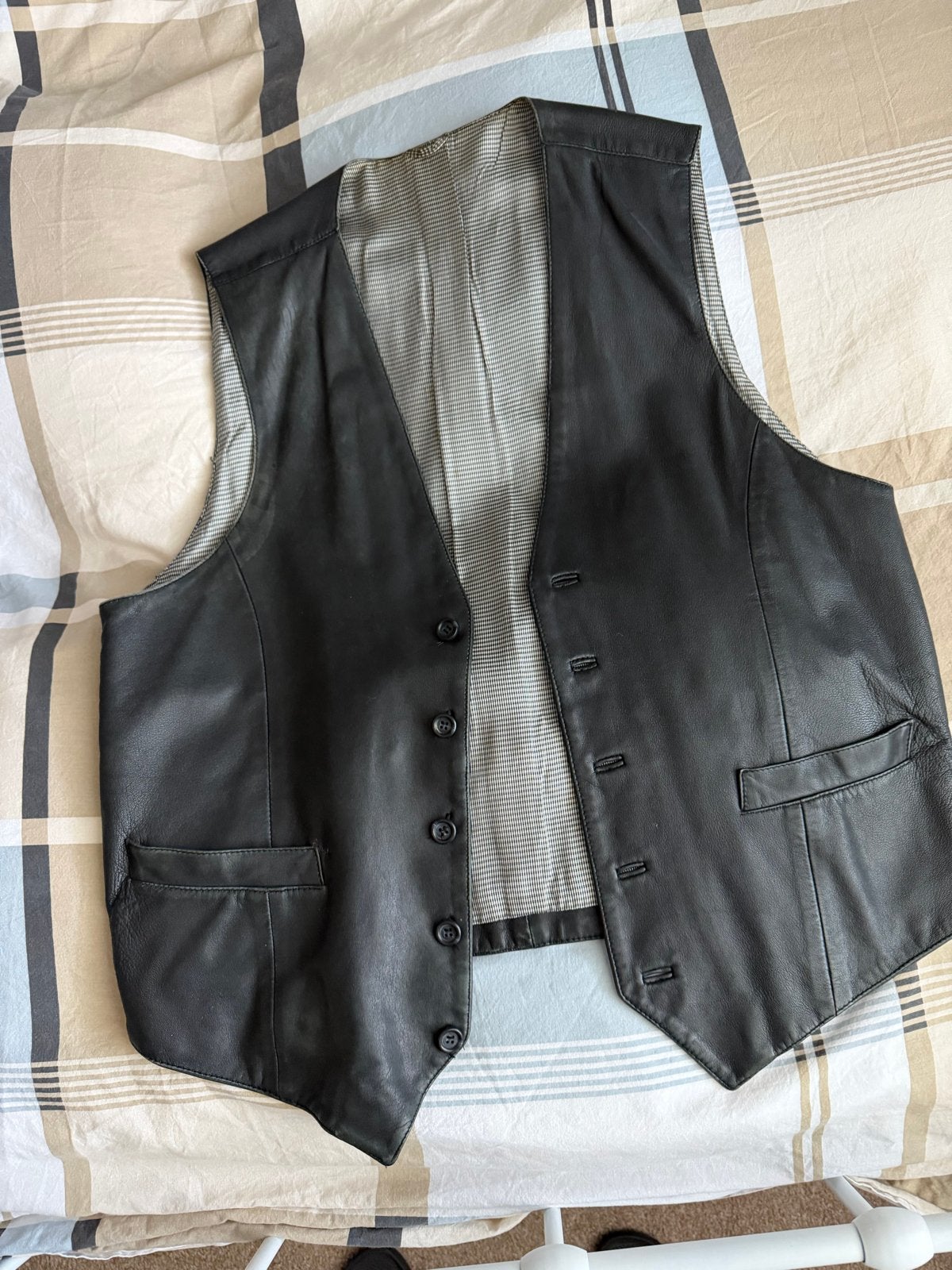 Leren gilet van McNeal - Zwart, Kleding | Heren, Ophalen of Verzenden, Zo goed als nieuw