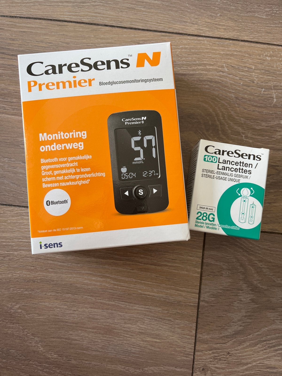 CareSens N Premier Bloedglucosemeter met lancetten, Ophalen of Verzenden, Zo goed als nieuw, Overige typen