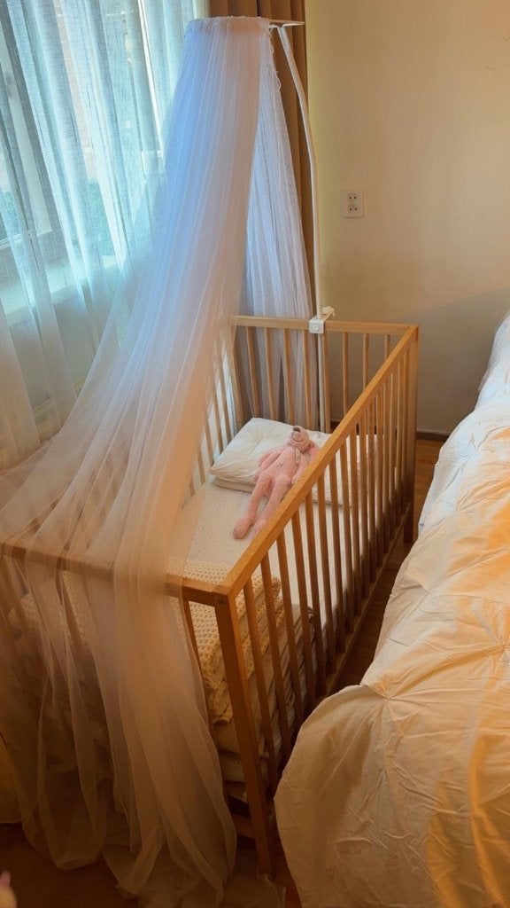 Baby bed, Ophalen, Gebruikt, Minder dan 140 cm, Minder dan 70 cm