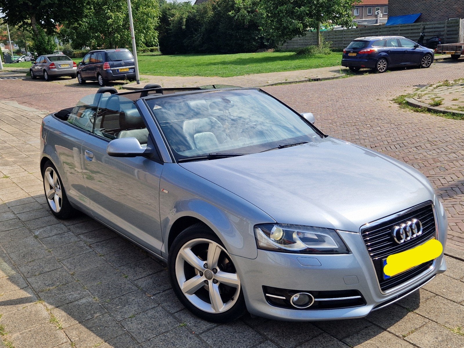 Audi A3 1.8 Tfsi S-Line 118KW Cabrio AUT 2011 Grijs, Auto's, Audi, 15 km/l, 4 cilinders, Cabriolet, Origineel Nederlands