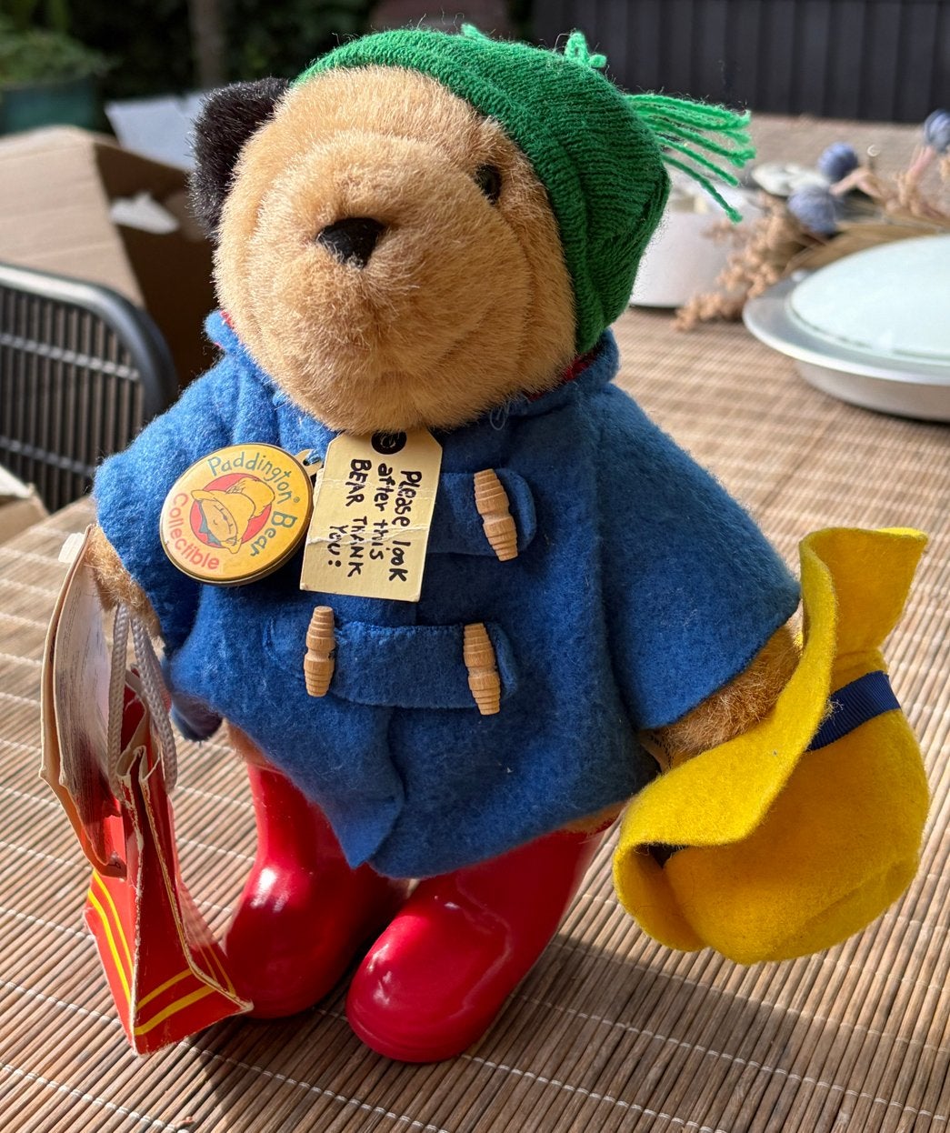 Vintage Paddington Beer Knuffel met Kleding en Accessoires, Overige merken, Overige karakters, Beer, Ophalen of Verzenden