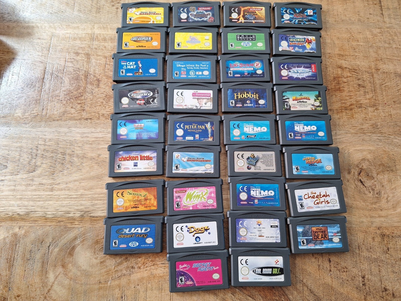 Nintendo Gameboy Advance spellen, Spelcomputers en Games, Games | Nintendo Game Boy, Zo goed als nieuw, Sport, 1 speler, Vanaf 3 jaar