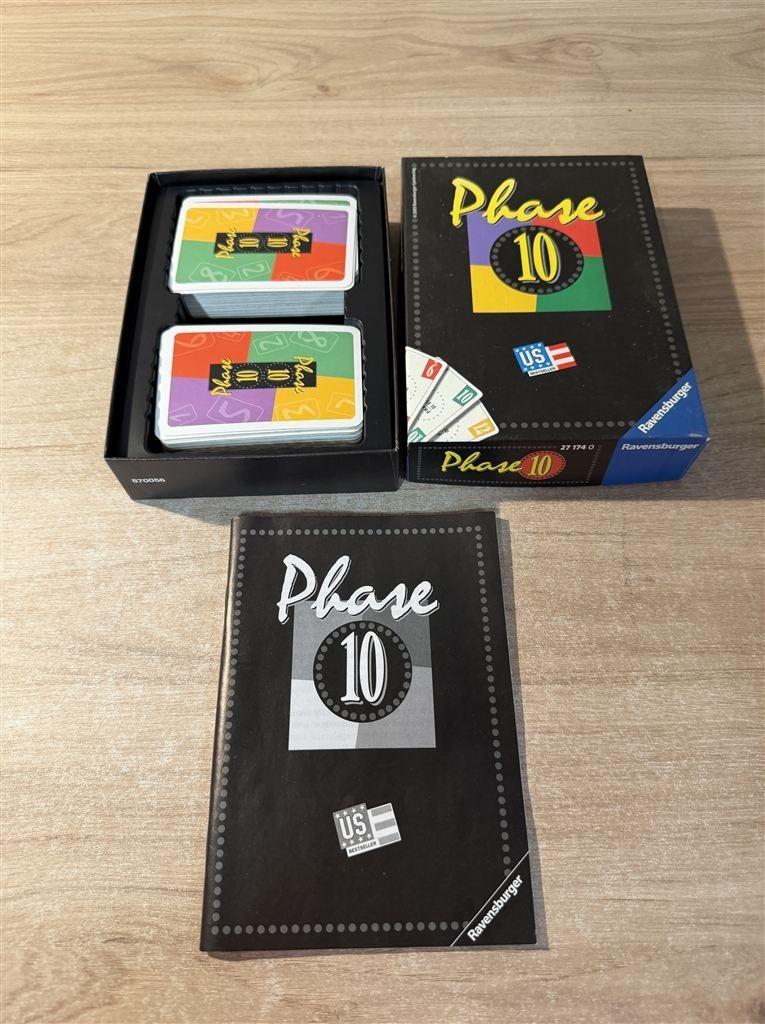 Phase 10 - S7043, Hobby en Vrije tijd, Gezelschapsspellen | Bordspellen, Ophalen of Verzenden, Zo goed als nieuw