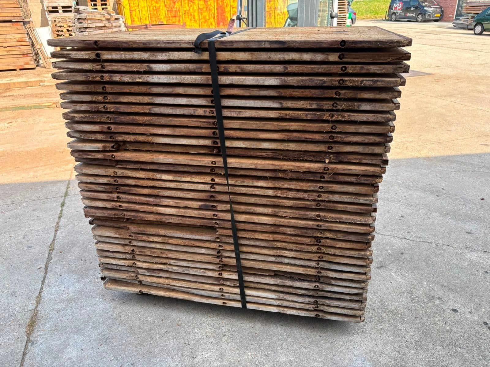 Harthouten steenschotten | 140 x 110 x 3 cm | 30 stuks, 25 tot 50 mm, Overige typen, Ophalen of Verzenden, Minder dan 200 cm