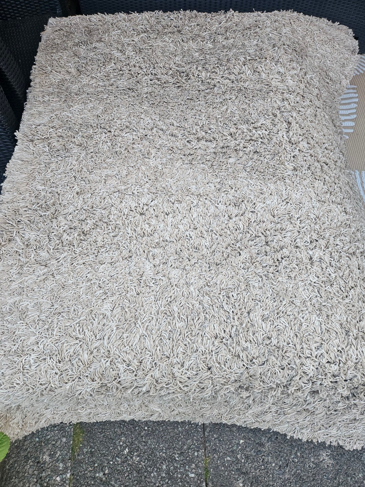 Tapijt, Huis en Inrichting, Ophalen, 100 tot 150 cm, Beige, Zo goed als nieuw