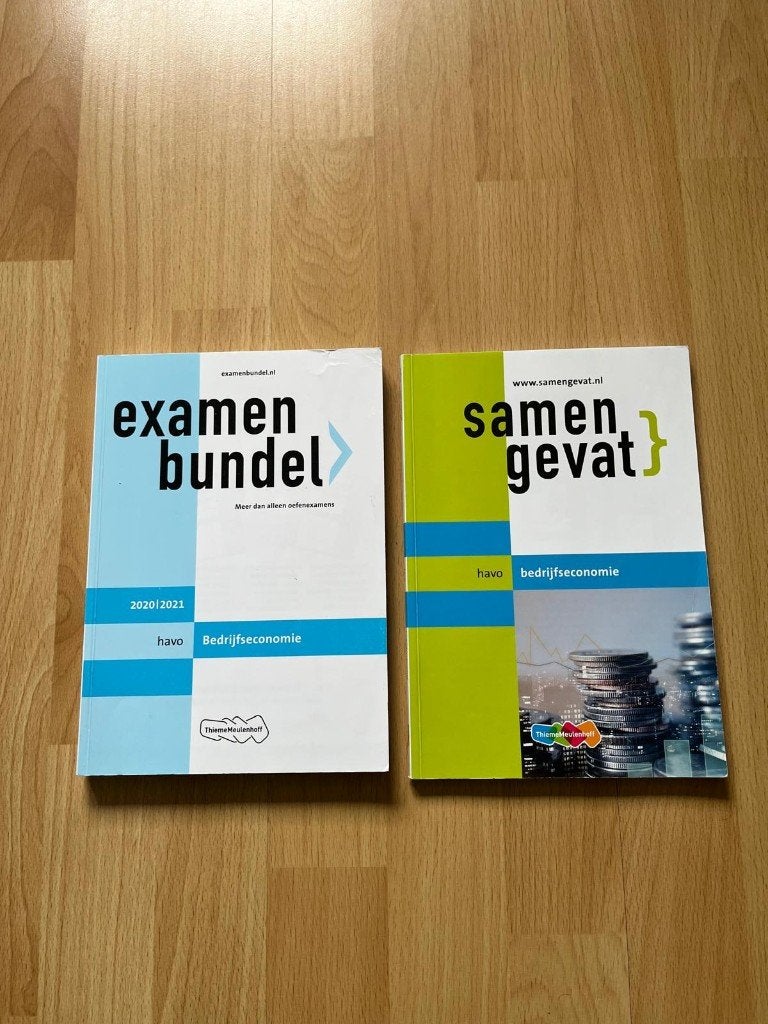 Examenbundel & Samengevat Bedrijfseconomie HAVO, Boeken, Schoolboeken, Ophalen, Zo goed als nieuw, HAVO, Bedrijfseconomie of M&O