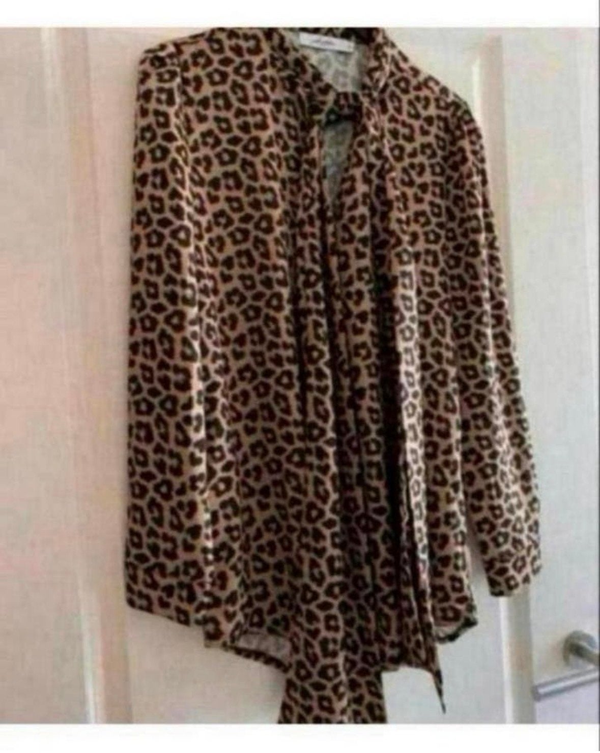Ambika blouse met panterprint, maat S, Ophalen of Verzenden, Gedragen, Maat 36 (S), Meerkleurig