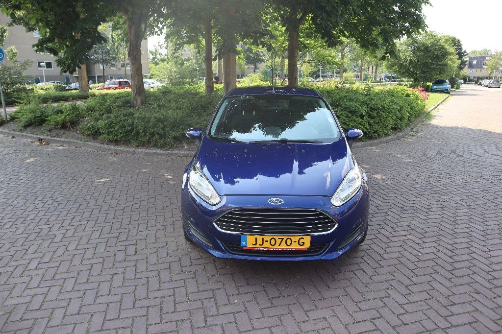 Ford Fiësta 1.0 48KW/65PK 5D 2016 Blauw, Start-stop-systeem, Stof, 40 €/maand, Euro 6