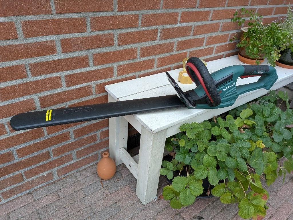 Parkside heggenschaar accu, Ophalen of Verzenden, Gebruikt, Accu