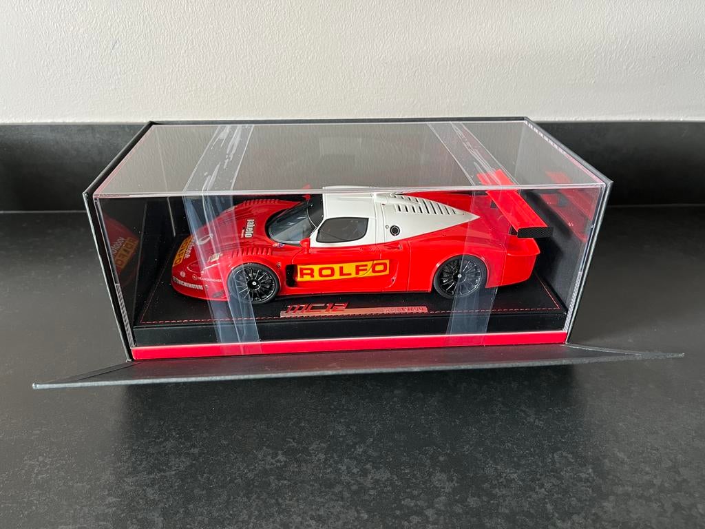 GL Model 1:18 Maserati MC12 Racing Box Valentino Rossi test, Hobby en Vrije tijd, Modelauto's | 1:18, Ophalen of Verzenden, Nieuw