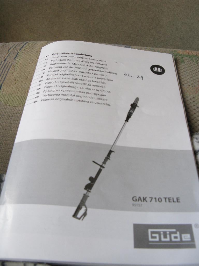 Gude GAK Telescopische KETTINGZAAG, Ophalen, Nieuw