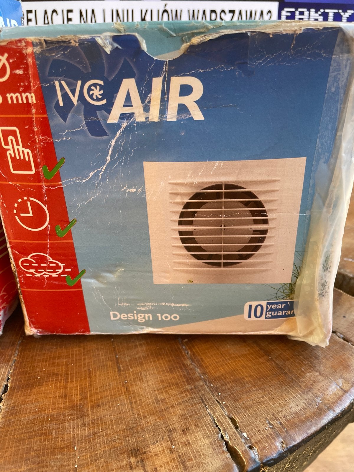 IVC AIR Design 100 Ventilator/Afzuiger - Nieuw in doos, Ophalen of Verzenden, Nieuw, Ventilator en Afzuiger
