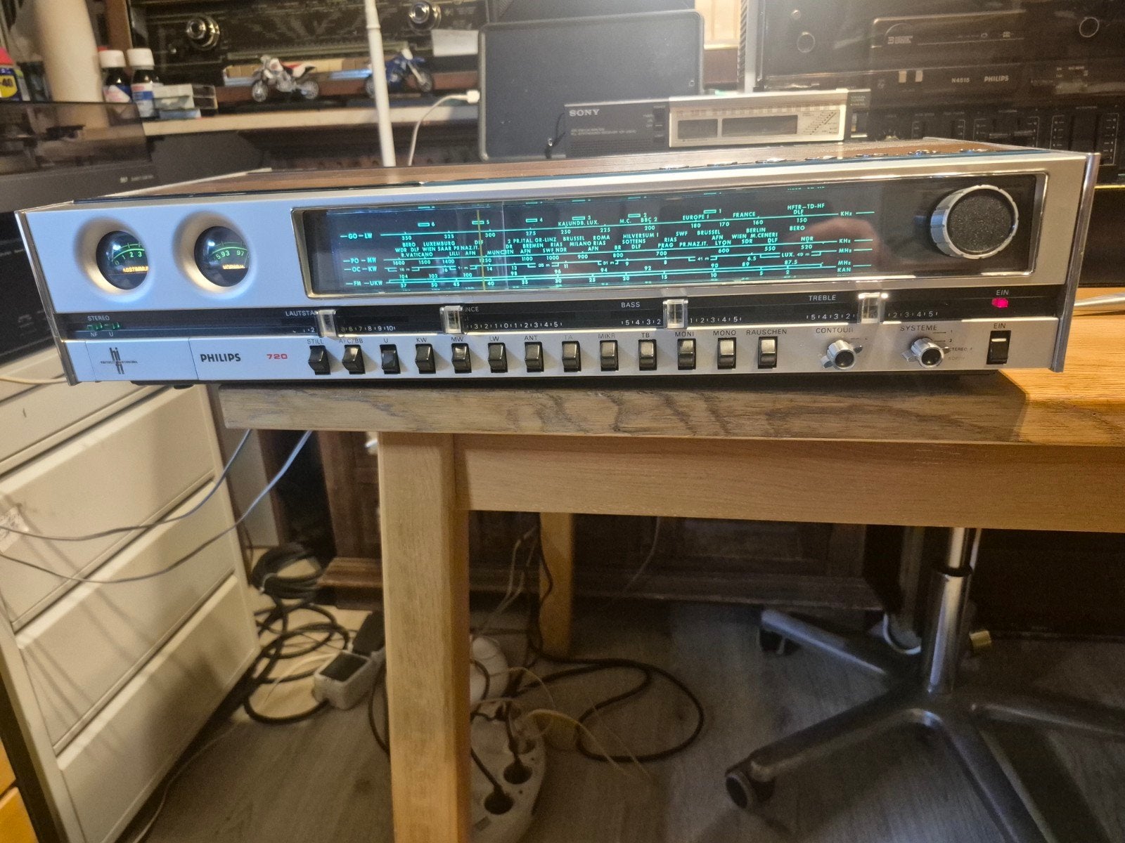 Philips 720 receicer, Ophalen