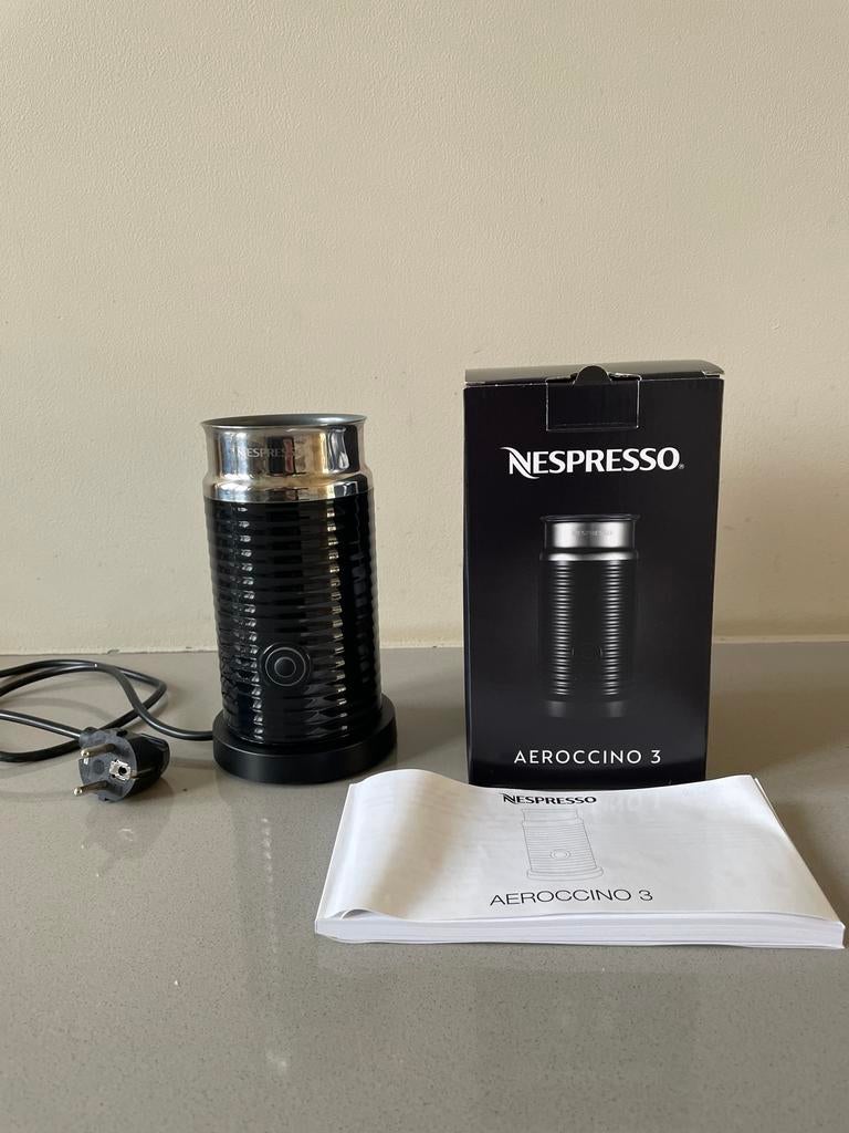 Nespresso Aeroccino 3 Melkopschuimer - Zo goed als nieuw, Witgoed en Apparatuur, Koffiezetapparaten, Zo goed als nieuw, Overige modellen